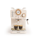 CREATE Cafetera express - CREATE THERA RETRO, 15 bar, 1100 W, 0 ml, 2 tazas, White