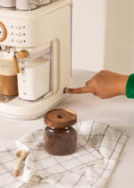 CREATE Cafetera express - CREATE THERA RETRO PRO, Control térmico inteligente, 20 bar, 1250 W, 2 tazas, White - Imagen 2