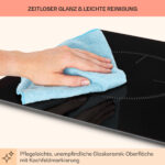 KLARSTEIN Placa de inducción - KLARSTEIN Kochheld, 2 zonas, 29 cm, Negro - Imagen 8