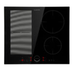 KLARSTEIN Placa de inducción - KLARSTEIN Delicatessa 60 Hybrid, 4 zonas, 59 cm, Negro