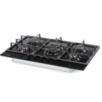 KLARSTEIN Placa de gas - KLARSTEIN Ignito 5, 5 zonas, 75 cm, Negro - Imagen 3