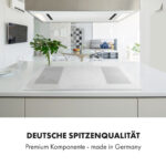 KLARSTEIN Placa de inducción - KLARSTEIN Delicatessa 90 Flex, 5 zonas, 90 cm, Vidrio Blanco - Imagen 8