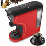 SOGO Cafetera - SOGO CAF-SS-5675-R, 19 bar, 1450 W, Rojo - Imagen 5