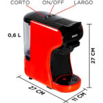 SOGO Cafetera - SOGO CAF-SS-5675-R, 19 bar, 1450 W, Rojo - Imagen 6