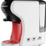 SOGO Cafetera de cápsulas - SOGO CAF-SS-5675, 15 bar, 850 W, Blanco