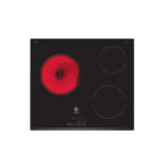 Balay Placas de coccion - Balay Vitroceramica Balay 3EB714LR, 3 fuegos, 3 zonas, 592 mm, Negro