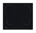 CANDY Placas de coccion - CANDY Vitroceramica Candy CH64CCB, 4 fuegos, 4 zonas, 590 mm, Negro