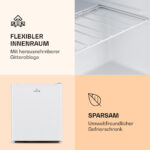 KLARSTEIN Mini congelador - KLARSTEIN Garfield Eco, 34 l, 52 cm, Blanco - Imagen 5