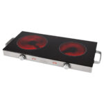 BOMANN Placa de vitrocerámica - BOMANN 501211, 2 Fornello(i) zonas, 661 mm, Inox