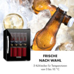 KLARSTEIN Nevera pequeña - KLARSTEIN Beersafe M, Altura 55,2 cm, Negro - Imagen 5
