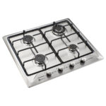 SOLTHERMIC Encimera gas - SOLTHERMIC B640I Acero Inoxidable 60 cm, 4 zonas, 60 cm, Plata - Imagen 3