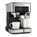 KLARSTEIN Cafetera espresso - KLARSTEIN Arabica Comfort Espressomaschine, 1350 W, Plata Metálica