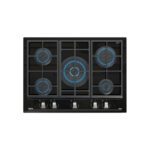 TEKA Placa de gas - TEKA EXACT FLAME GZC 75330 XBN, 5 zonas, 700 mm, Negro