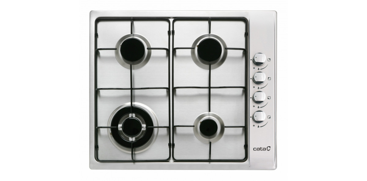 94273407_1 CATA Placa de gas - CATA GI 6031 X, 4 zonas, 580 mm, Inox - Imagen 1