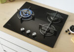 CANDY Placa de gas - CANDY CSG63B4PB, 3 zonas, 595 mm, Negro - Imagen 4
