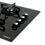 CATA Placa de gas - CATA CI 631 BK, 4 zonas, Propane/butane, 59 cm, Negro - Imagen 6