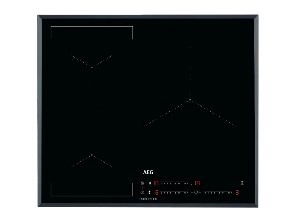94570104_1 AEG Placa de vitrocerámica - AEG ILB63445FB, 3 zonas, 590 mm, Negro - Imagen 1