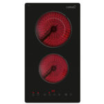 CATA Placa de vitrocerámica - CATA TD 3002 BK, 2 zona(s) zonas, 290 mm, Negro