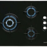 CATA Placa de gas - CATA CIB 6021 BK, 4 zonas, LPG (Propane/Butane), 59 cm, Negro
