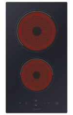 CANDY Placa de vitrocerámica - CANDY CDH 30, 2 zona(s) zonas, 28,80 cm, Negro - Imagen 5