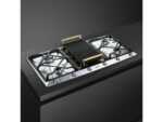 SMEG Placa de gas - SMEG SRV596GH5, 5 zonas, 88,5 cm, Inox - Imagen 2
