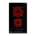 TEKA Placa de vitrocerámica - TEKA TZC 32320 TTC BK, 2 zonas, 300 mm, Negro