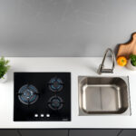 CATA Placa de gas - CATA CCI 6021 BK, 3 zonas, gas natural, 59 cm, Negro - Imagen 5