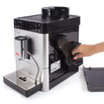MELITTA Cafetera express - MELITTA F53/1-101, 15 bar, 1450 W, 1 l, 2 tazas, Plata - Imagen 7