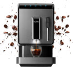 SOLAC Cafetera Espresso - SOLAC LA7617, 20 bar, 1470 W, 2 tazas, Plata Oscuro