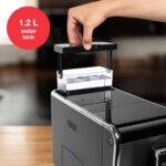 SOLAC Cafetera Espresso - SOLAC LA7617, 20 bar, 1470 W, 2 tazas, Plata Oscuro - Imagen 6