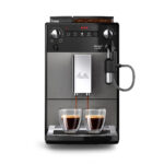 MELITTA Cafetera express - MELITTA 222100, 15 bar, 1450 W, 12 tazas, Negro