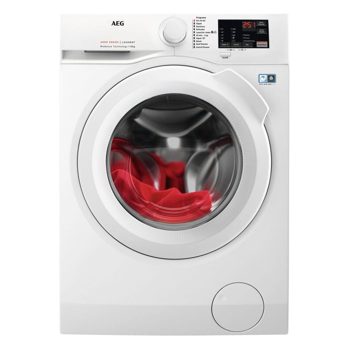 98933344_1 AEG Lavadora carga frontal - AEG 914 915 507, 10 kg, Blanco - Imagen 1