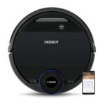 ECOVACS Robot aspirador - ECOVACS DEEBOT OZMO 930, 45 W, Depósito 0,45 l, Autonomía 110 min, Negro