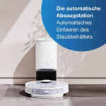 ECOVACS Robot limpiacristales - ECOVACS 6943757600724, 50 W, Potencia de succión 3 kPa, Depósito 0,42 l, Autonomía 175 min, Blanco - Imagen 7