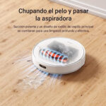 DREAME Robot aspirador - DREAME RLS3D D10 Plus, 4000 W, Potencia de succión 4 kPa, Depósito 0,4 l, Autonomía 2 h y 50 min, Blanco - Imagen 4