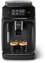 PHILIPS Cafetera express - PHILIPS EP1220_00, 15 bar, 1500 W, 2,0 tazas, Negro - Imagen 2
