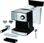 MPM Cafetera express - MPM MKW-06M, 20 bar, 850 W, 2 tazas, Negro - Imagen 3