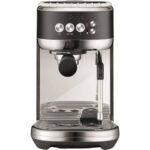 SAGE Cafetera express - SAGE BAMBINOPLUSNOIR, 15 bar, 1600 W, 2 tazas, Negro