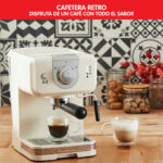 MOULINEX Cafetera express - MOULINEX XP330A10, 15 bar, 240 V, 0 ml, 2 tazas, Blanco - Imagen 3