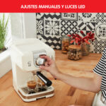 MOULINEX Cafetera express - MOULINEX XP330A10, 15 bar, 240 V, 0 ml, 2 tazas, Blanco - Imagen 4