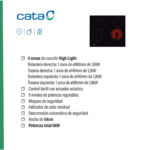 CATA Encimera vitrocerámica - CATA TN 604/B, 4 zonas, 59 cm, Negro - Imagen 2