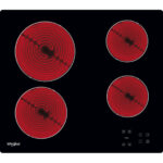 WHIRLPOOL Placa de vitrocerámica - WHIRLPOOL AKT 8090/NE, 4 zonas, 580 mm, Negro - Imagen 5
