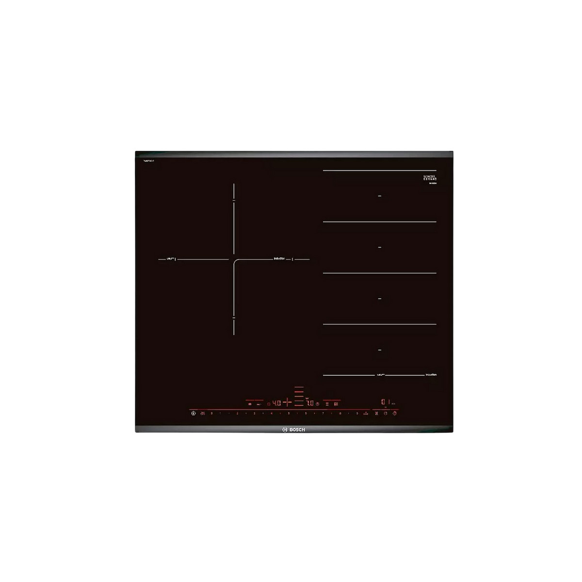 99574083_1 BOSCH Placa de vitrocerámica - BOSCH PXJ675DC1E, 2 zonas, 606 mm, Negro - Imagen 1