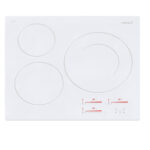 CATA Encimera inducción - CATA INSB 6030 WH, 3 zonas, 59 cm, Blanco