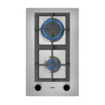TEKA Placa de gas - TEKA 112610047, 2 Fuegos zonas, Natural&Butano, 305 mm, Color Inox