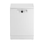 BEKO Lavavajillas - Beko BDFN26640WC, 16 servicios, 6 programas, 59.8 cm, Tercera bandeja, Corner Intense, Fast+, Blanco