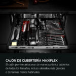 AEG Lavavajillas - AEG FFB76717PM, 14 servicios, 9 programas, 60 cm, Tercera bandeja, programa ExtraHygiene, Inox - Imagen 3