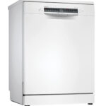 BOSCH Lavavajillas - Bosch SMS4EMW06E, 14 servicios, 6 programas, 60 cm, Home Connect, RackMatic, Blanco