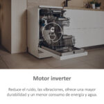 HAIER Lavavajillas - Haier I-Pro Shine Series 5 XF1C3TB1FW, 11 servicios, 8 programas, 45 cm, Motor Inverter, Wi-Fi, Blanco - Imagen 6