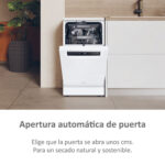 HAIER Lavavajillas - Haier I-Pro Shine Series 5 XF1C3TB1FW, 11 servicios, 8 programas, 45 cm, Motor Inverter, Wi-Fi, Blanco - Imagen 7